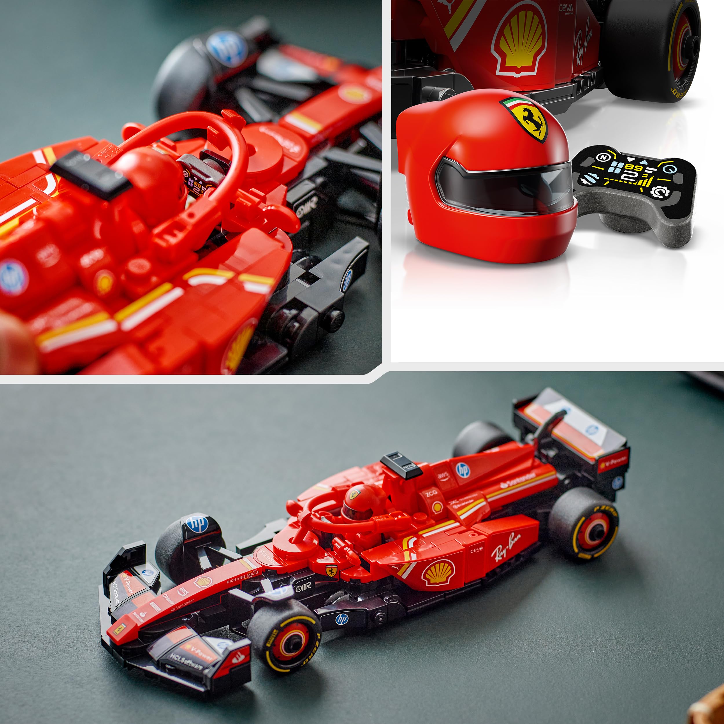LEGO Speed Champions Ferrari SF-24 F1 Race Car Driver Set 77242 Building Blocks Toys for 10+ Gift for Boys and Girls — Amazon image 6