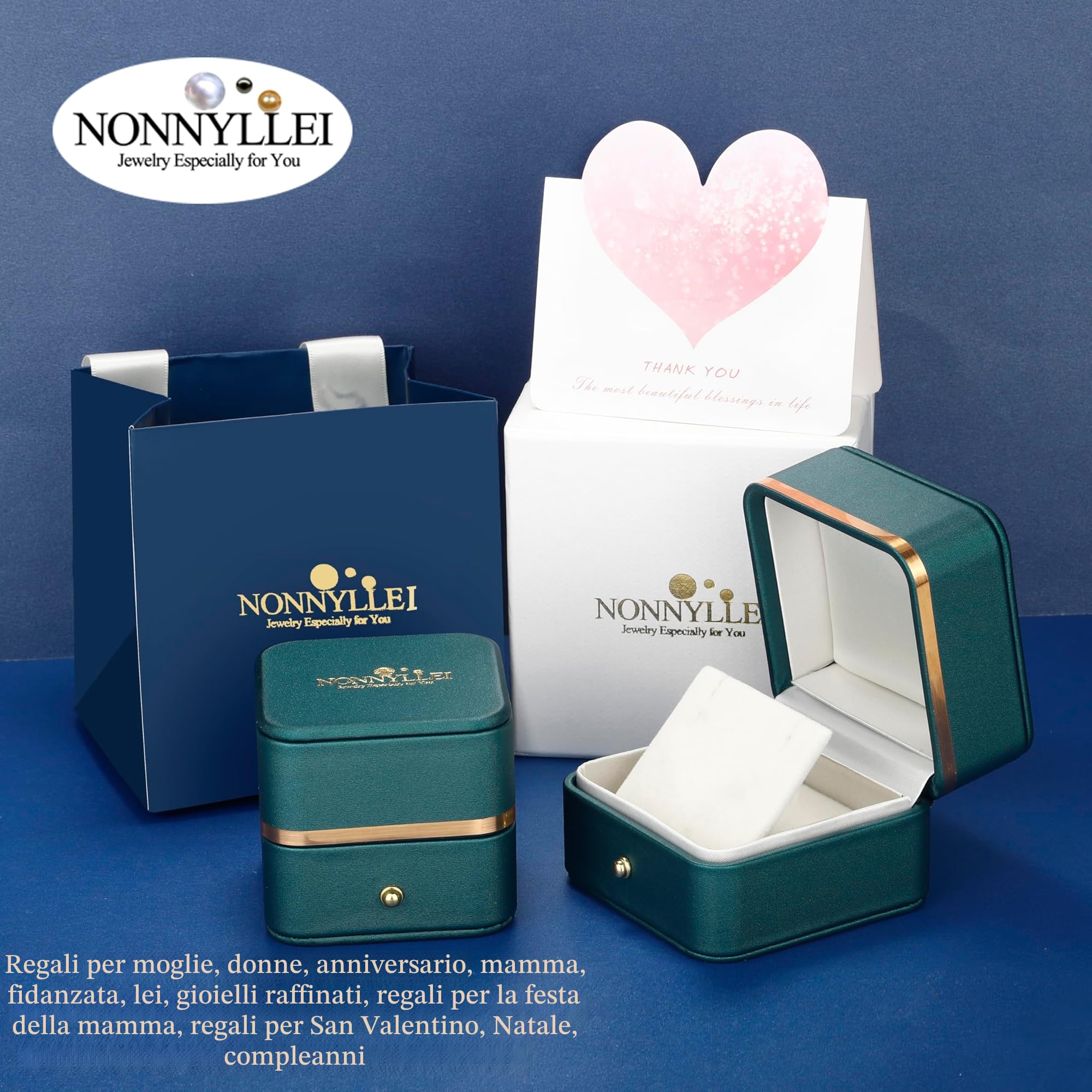 Collana da donna, collana a cuore, gioielli, ciondolo a forma di cuore, Natale, festa della mamma, regalo per mamma, San Valentino, anniversario, matrimonio, compleanno, donna, fidanzata