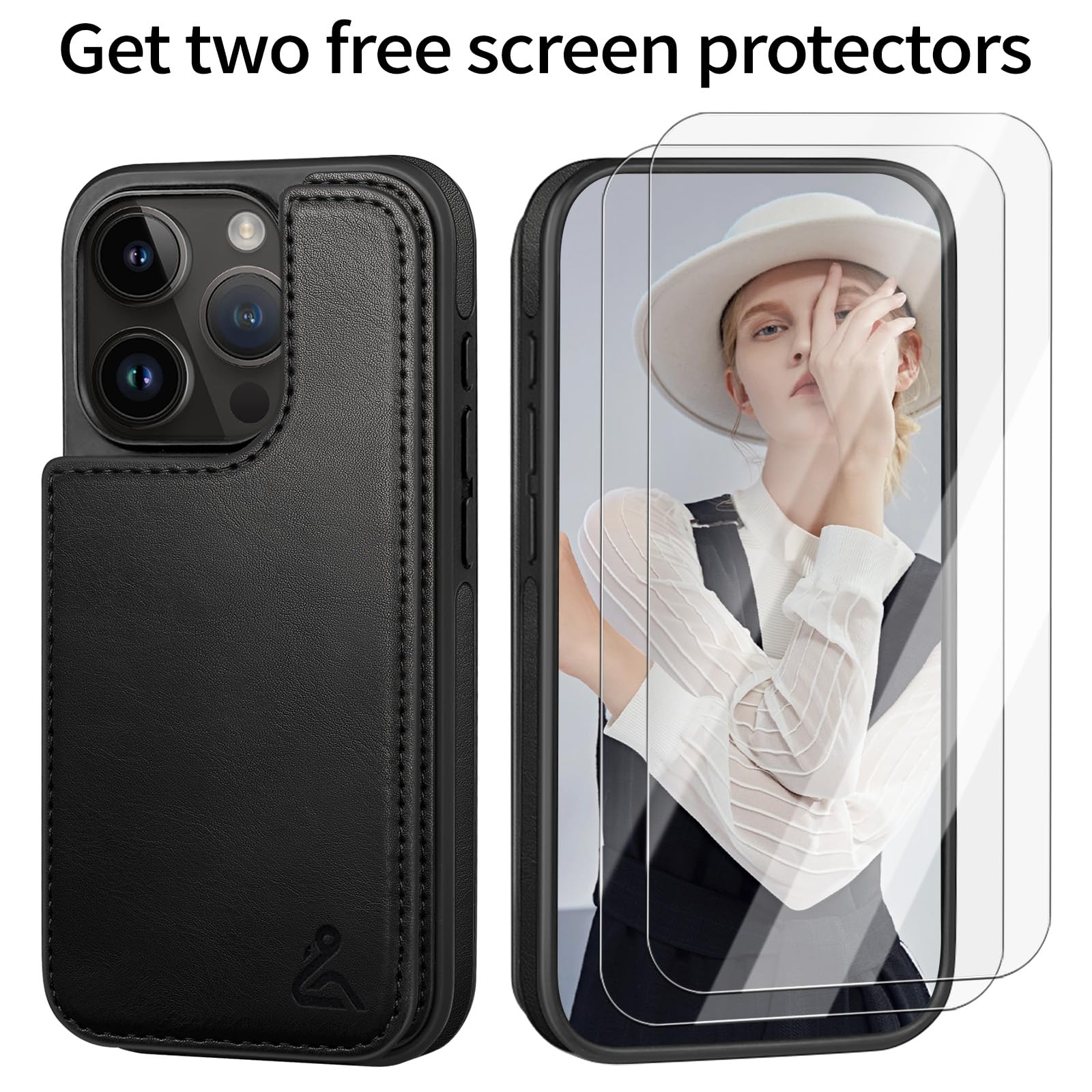 Schutzhülle Mit Kartenfach Für IPhone 6 Pro | RFID-Schutz, Inkl. 2 Displayschutzfolien