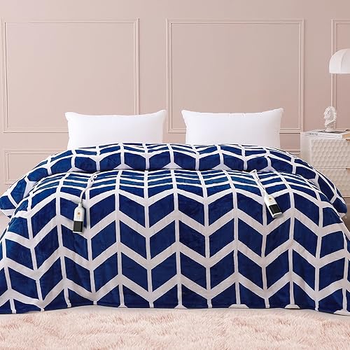 Miniatura 26 de VENTIMI Manta eléctrica con funda térmica, manta térmica de 50 x 60 pulgadas con 5 niveles de calor y 3 horas de apagado automático, mantas de