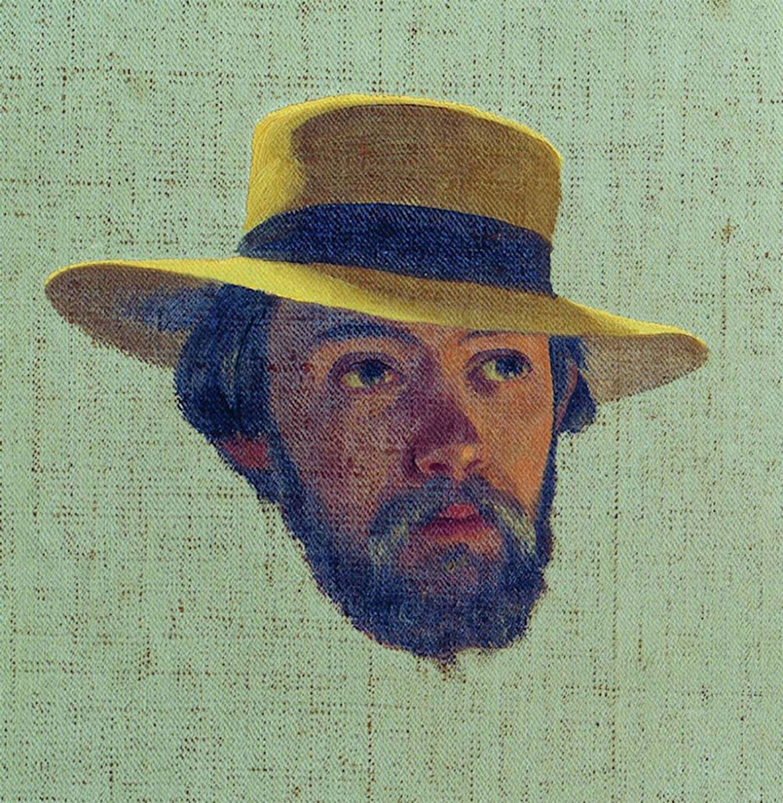 ARTXLXXBN Famous Art Print Poster Vintage Wall Art Self Portrait. Study Fedor Andreevich Bronnikov Canvas Art Poster for Home Decor 60x90cm