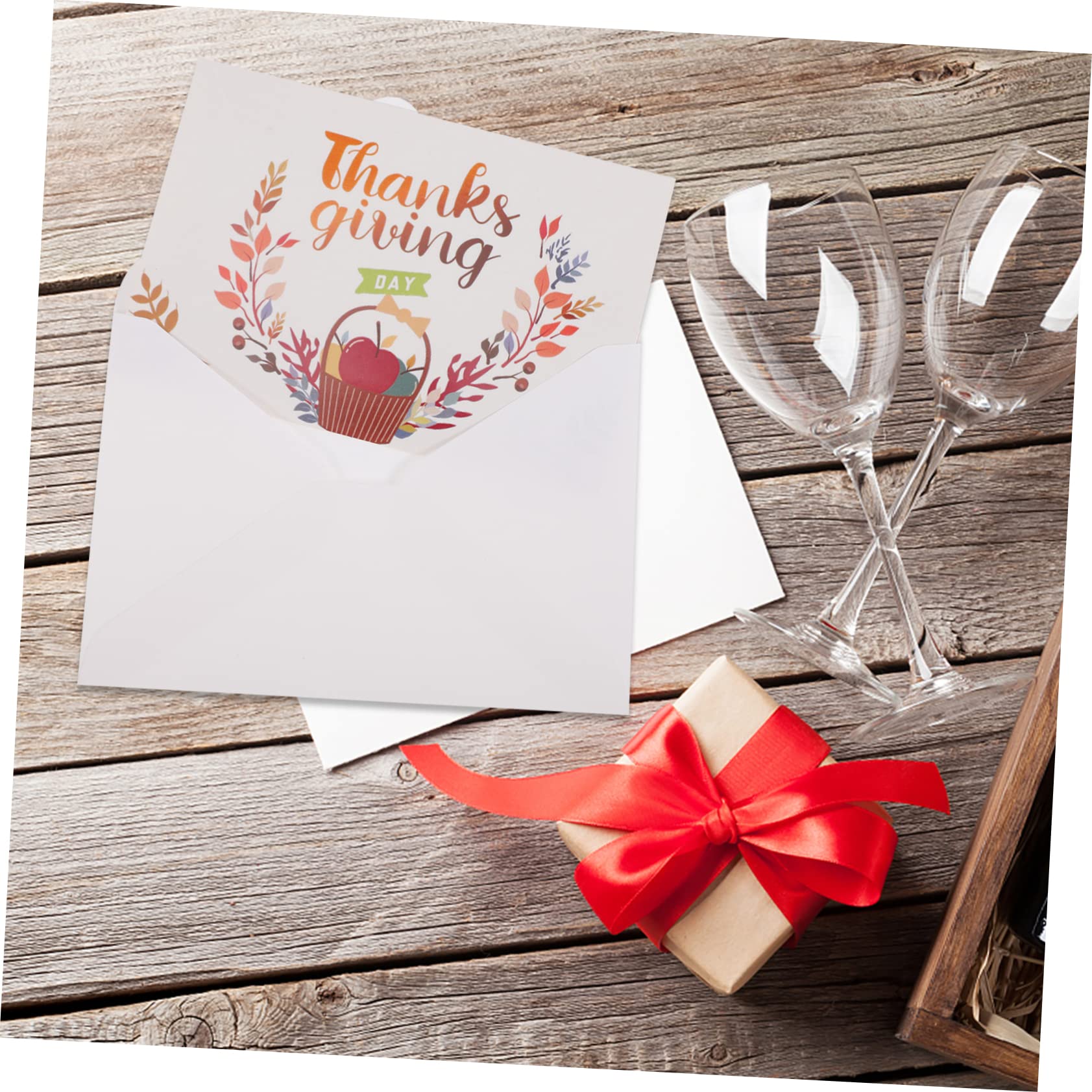 VILLCASE 48blätter Dankeskarten Kreative Und Minimalistische Postkarten Für Thanksgiving Blanko Grußkarten Für Feiertage Und Für Und Kollegen