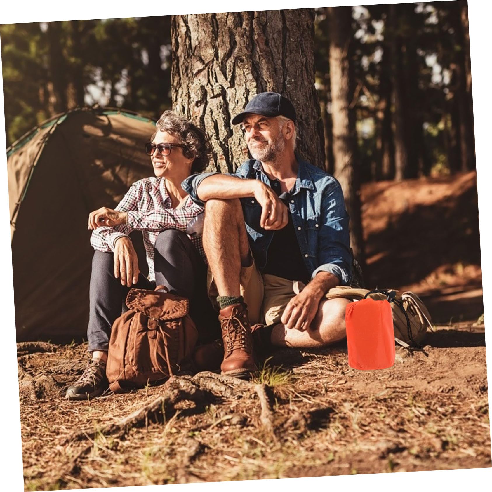 Hemobllo 3satz Notfallschlafsack Leicht Für Camping Outdoor Aktivitäten Mit Kompressionsbeutel Und Notfalldecke Biwaksack Thermoschlafsack Für Notzelt