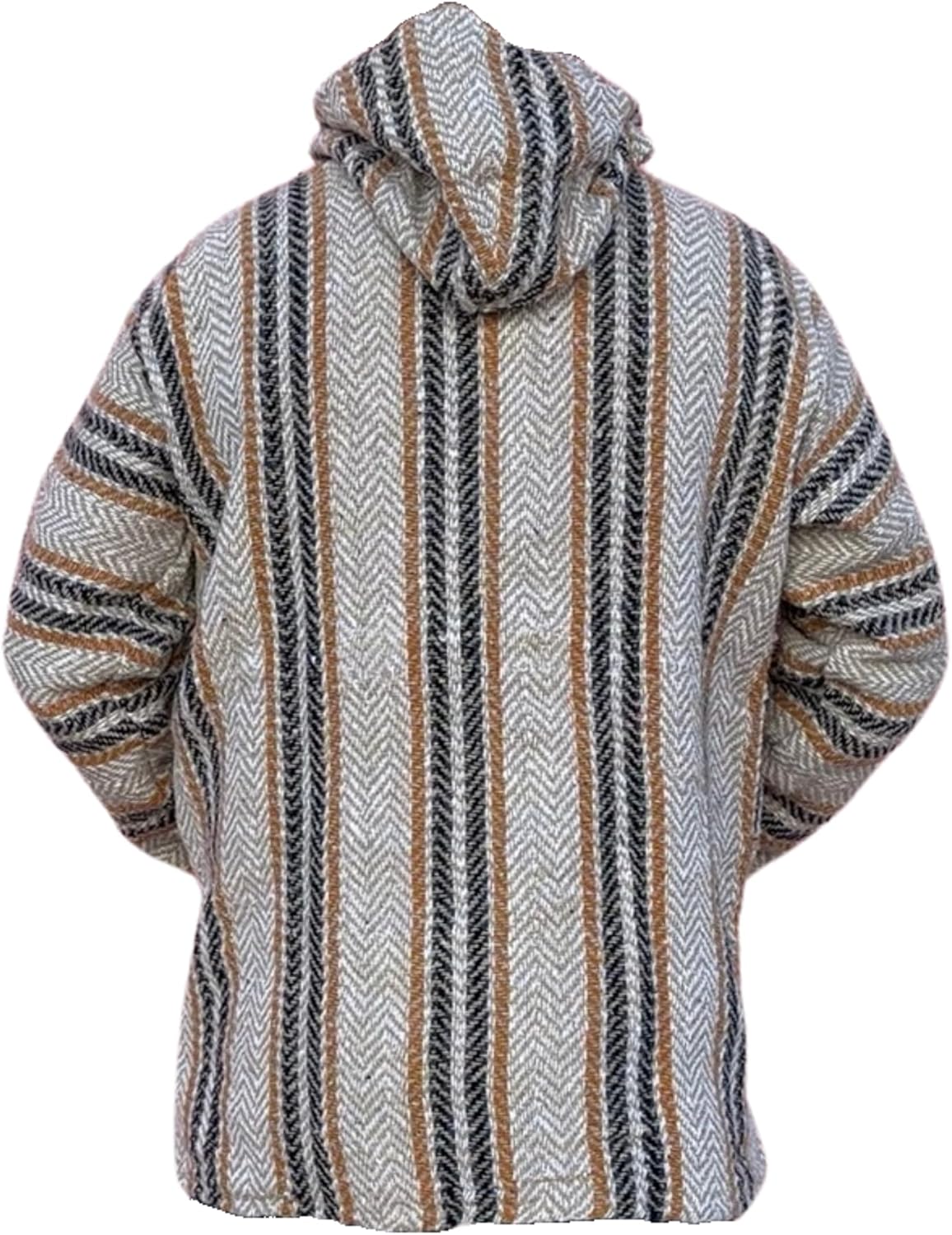 Del Mex Deluxe Mexican Baja Hoodie Sweatshirt Pullover Jerga Surf Poncho Drug Rug - Image 2