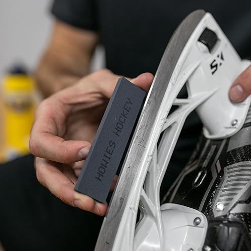 Miniatura 2 de Howies Hockey Fine Skate Stone – Abrasivo de carburo de silicio premium para afilar patines de hielo – 4" x 1" x 0.25"