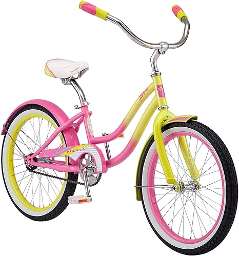 Kulana Lakona Youth/Adult Beach Cruiser Bike, 20-26-Inch Wheels, Multiple Speeds, Multiple Colors