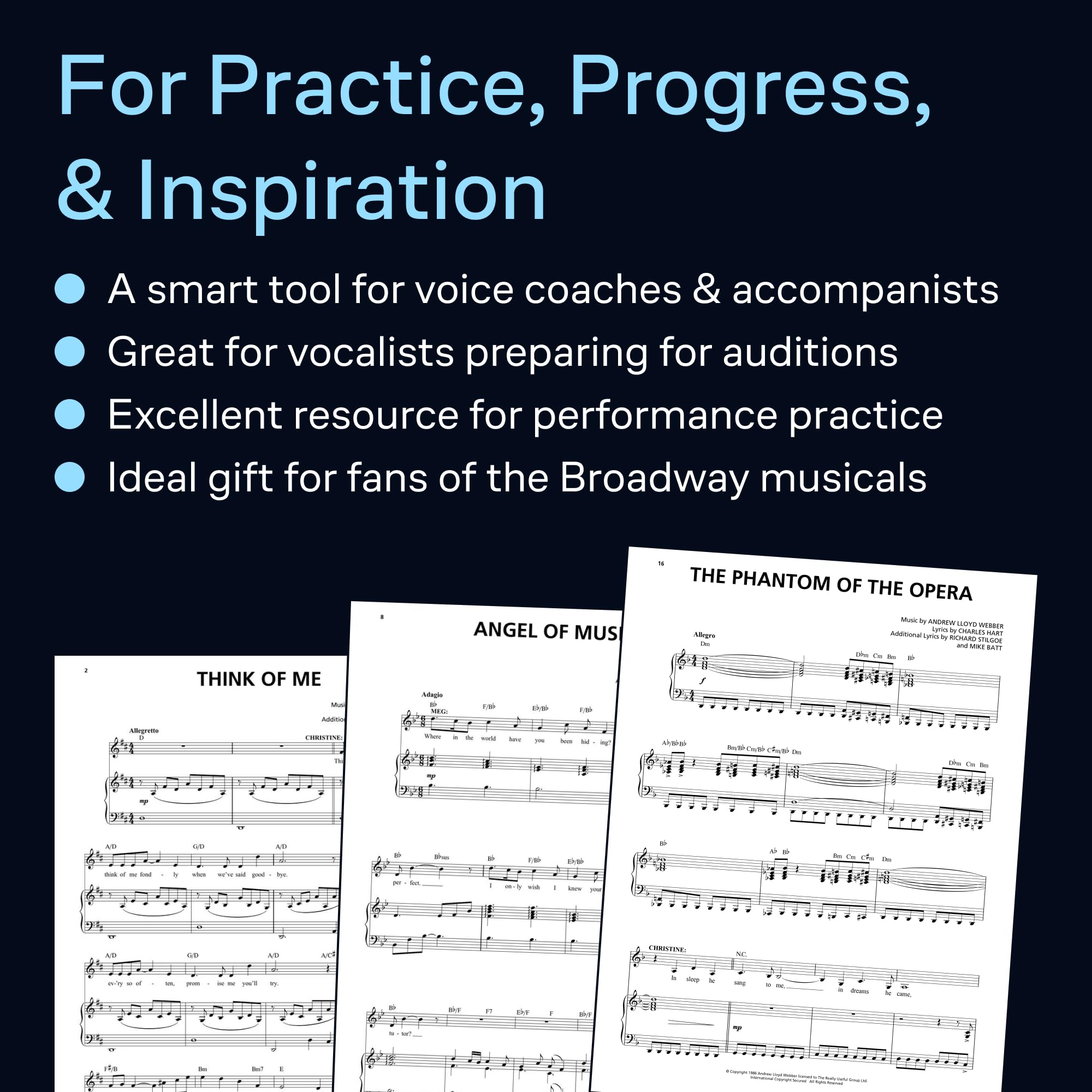 The Phantom of the Opera: Vocal Line with Piano Accompaniment
