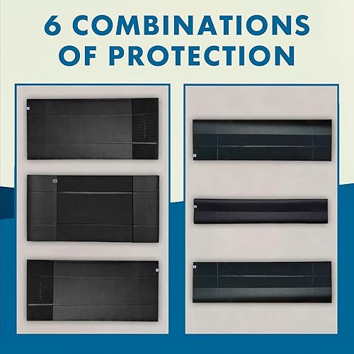 Miniatura 5 de Esterilla de yoga plegable gruesa, en 6 combinaciones mayor apoyo y protección para articulaciones, sistema de alineación corporal y secciones