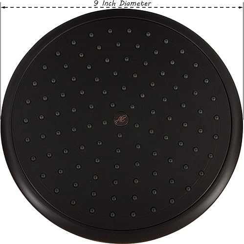 Miniatura 6 de Cabezal de regadera tipo cascada de 9 pulgadas, caudal fuerte, mejor con brazo de extensión