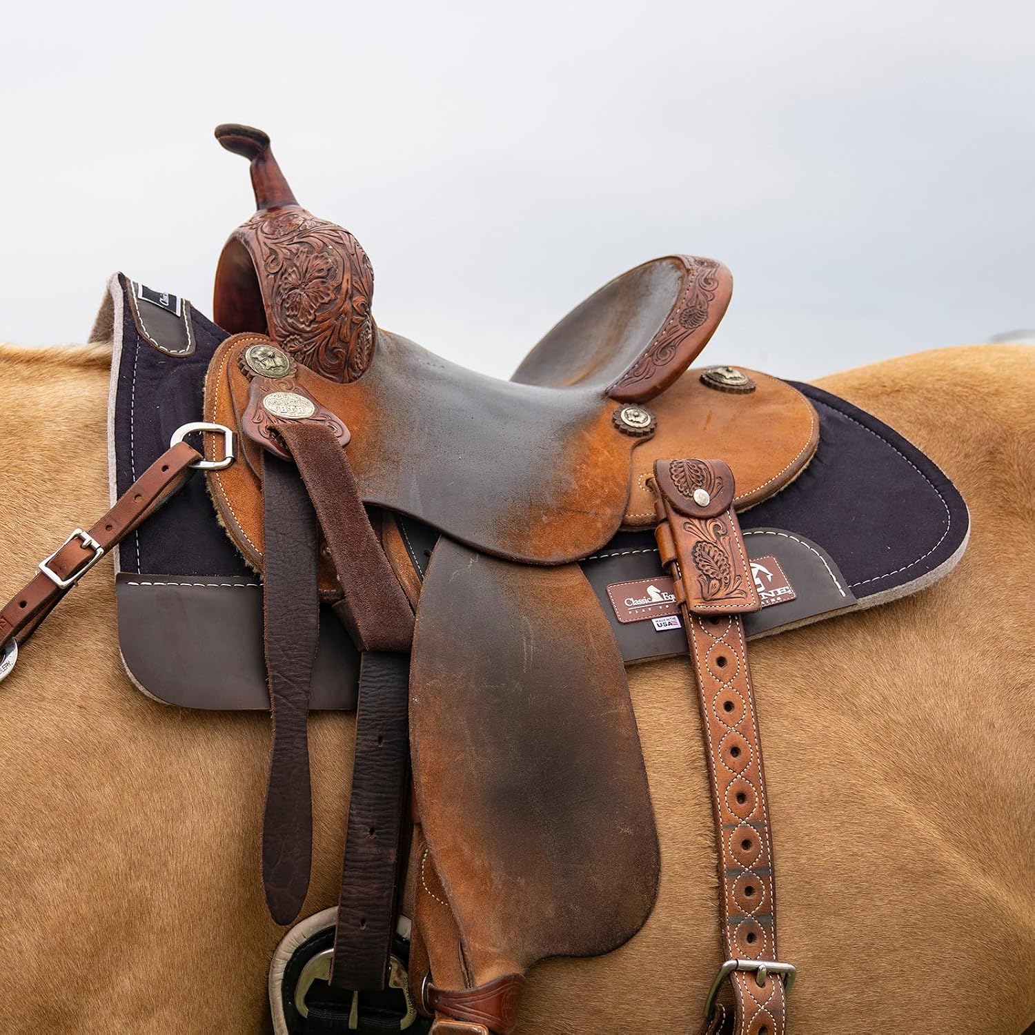 Classic Equine Zone Micro Suede Pad, 3/4-inch Felt