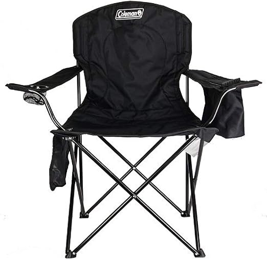 Fan Shop Oakland Raiders Coleman XL Cooler Folding Tailgate Quad Chair
