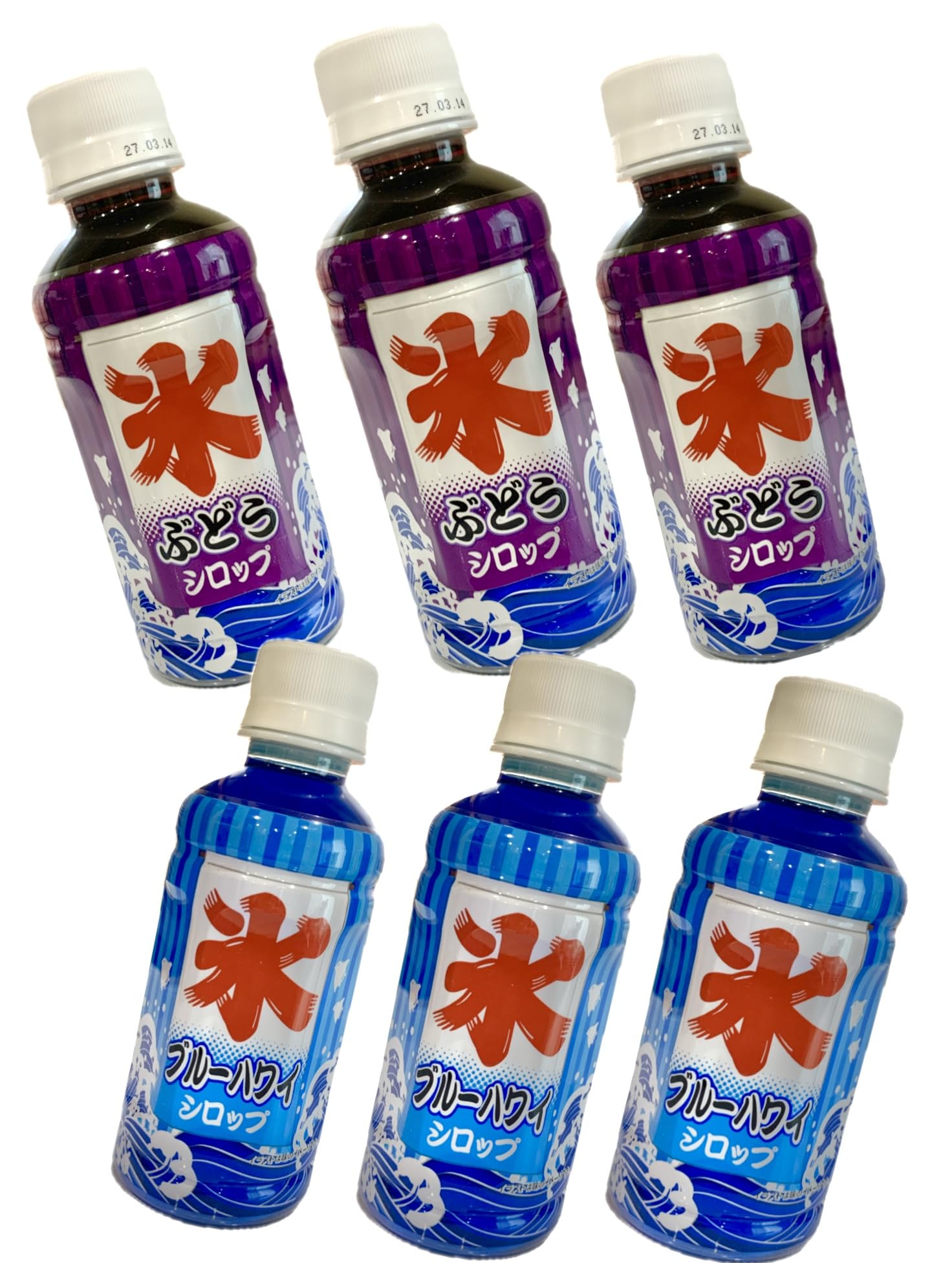 Amazon.co.jp: 【まとめ売りSALE】かき氷シロップ ぶどう ブルー