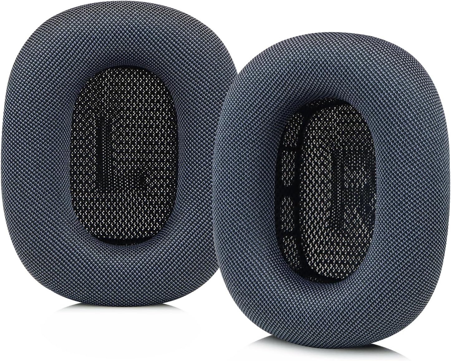 Upgraded Ear Cushions for Apple AirPods Max Headphones, Silica Gel Mesh Fabric Replacement Ear Pads Cover with Memory Foam and Magnet,Closer to The Original(Midnight)