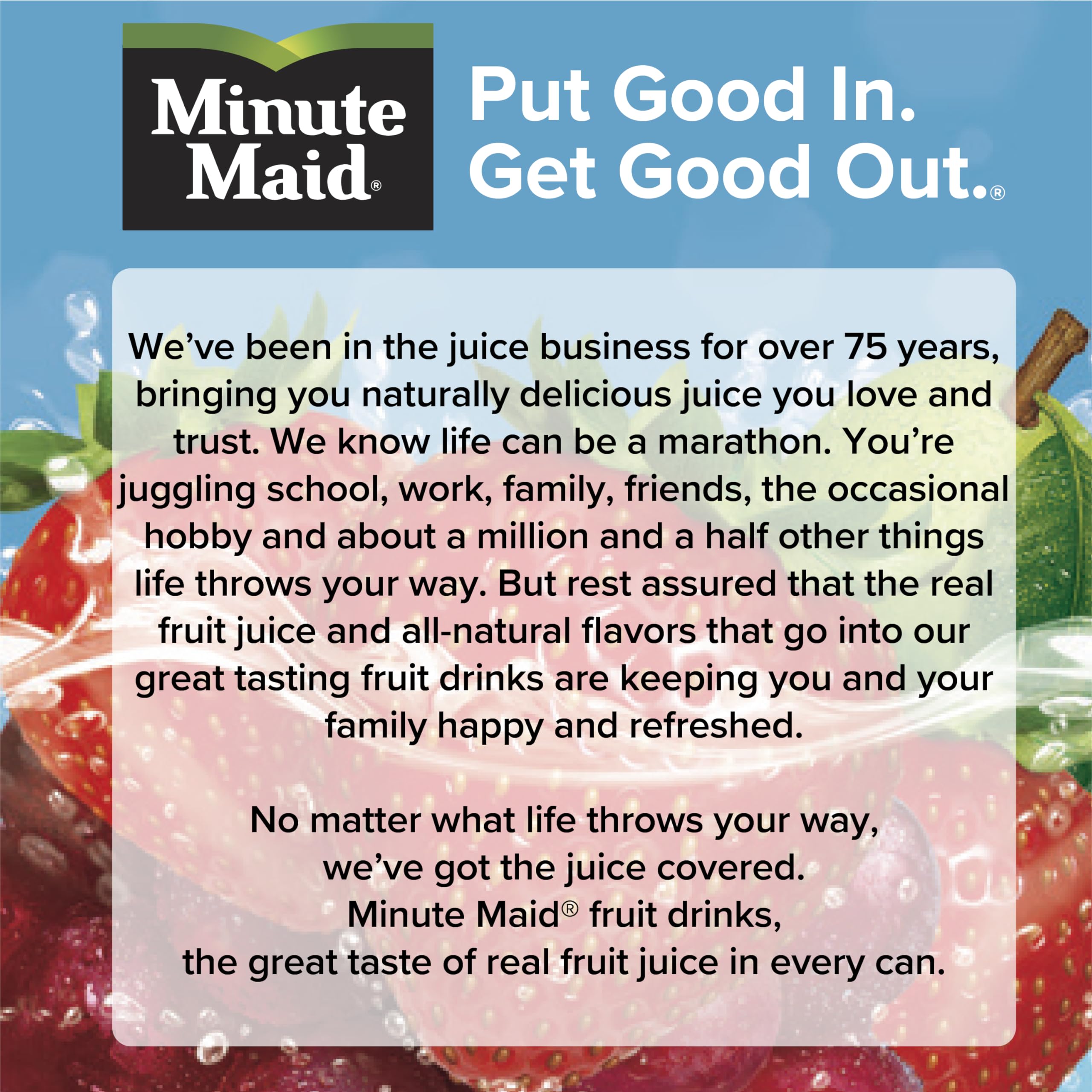 Minute Maid 6oz 8pk Apple w/ Calcium & Vitamin C