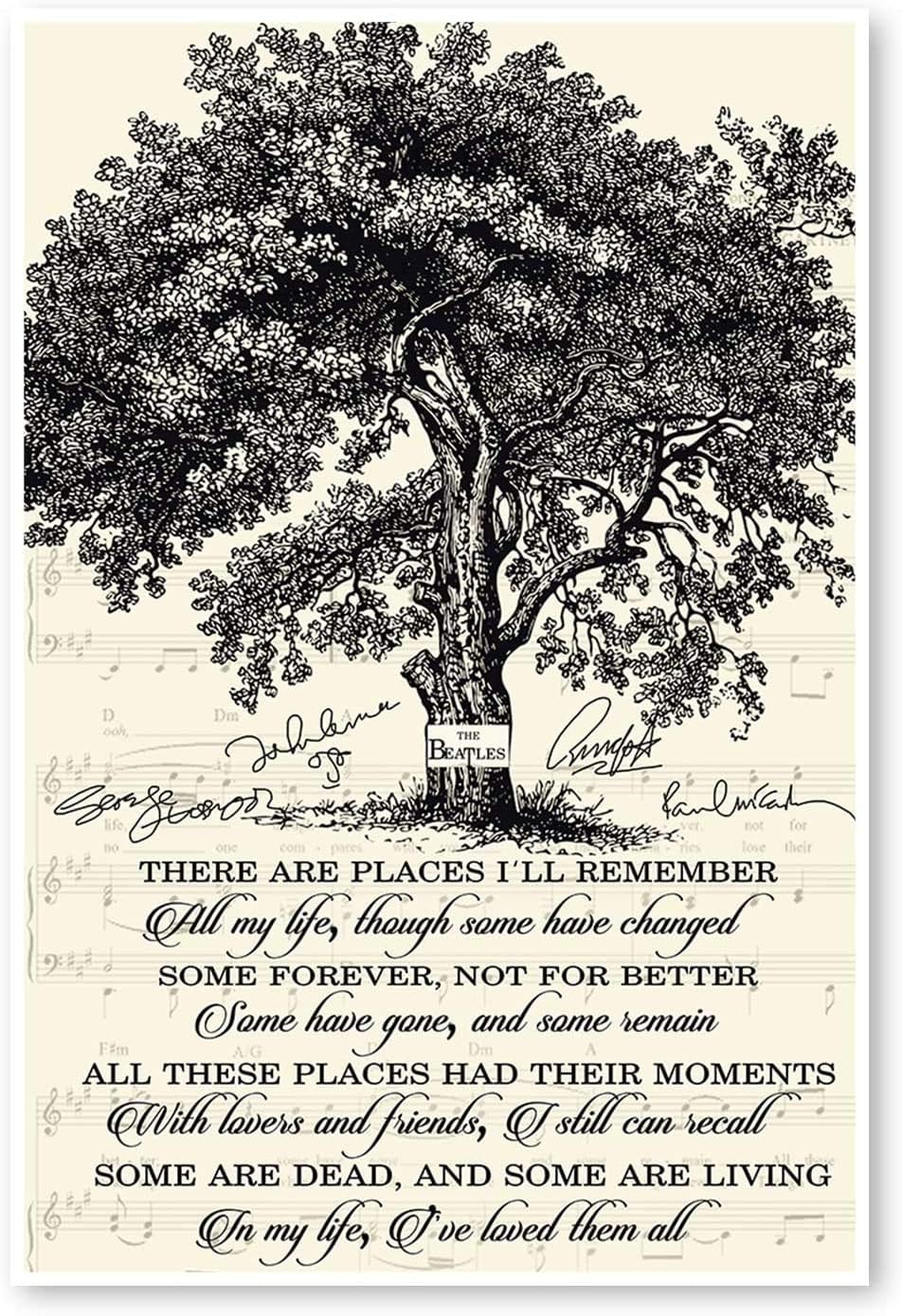 Amazon.com: DesDirect Store There are Places I’ll Remember Beatles