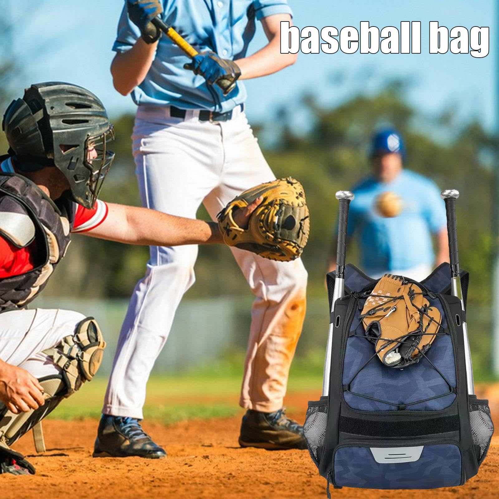 Sac à Dos de Baseball pour Jeunes Léger avec Compartiment Séparé pour Chaussures