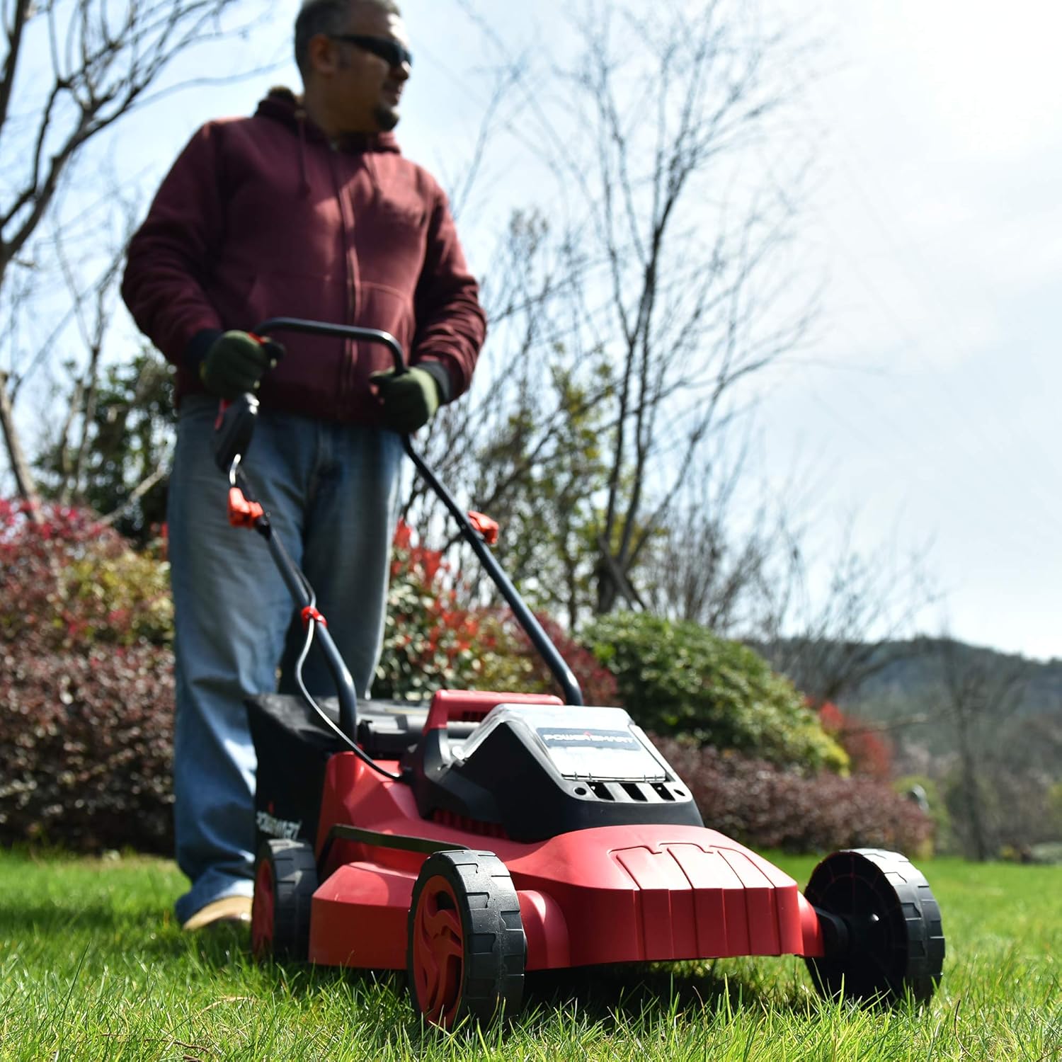 review PowerSmart Lawn Mower (Include One Battery and Charger)