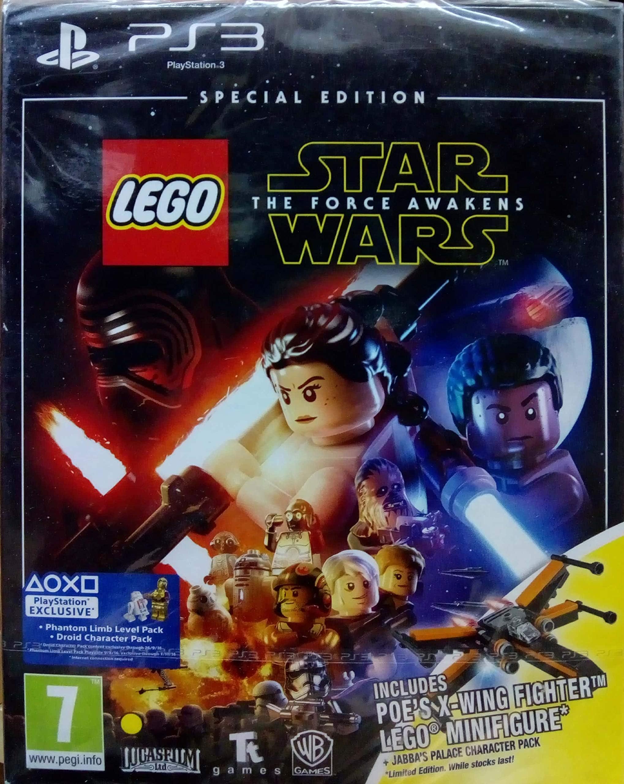 Lego Star Wars The Force Awakens Special Toy Edition Includes Lego X -Wing Mini Figure (Ps3)