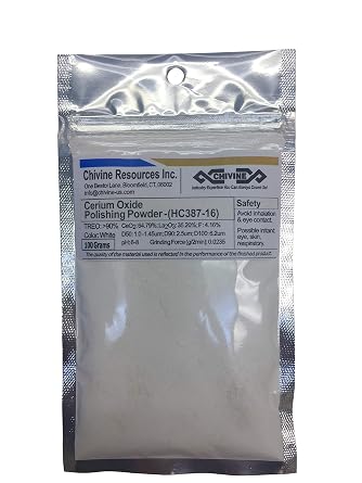 Cerium Oxide Polishing Powder, 100G, TREO 90%
