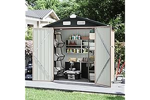 Garden Sheds Outdoor: Aoxun Outdoor Storage Shed for Organization and Protection