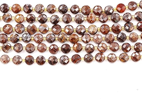 Miniatura 360 de Cuentas de piedras preciosas de primera calidad para la fabricación de joyas, cuentas de piedra natural preciosa al por mayor, 2 hebras de granate