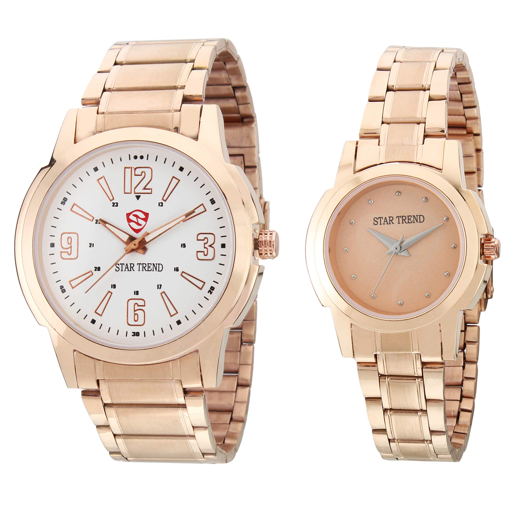 Star Trend ST-7013 Rose Gold Analogue Watch for Couple (B08M23G7GM) Amazon Price History, Amazon Price Tracker