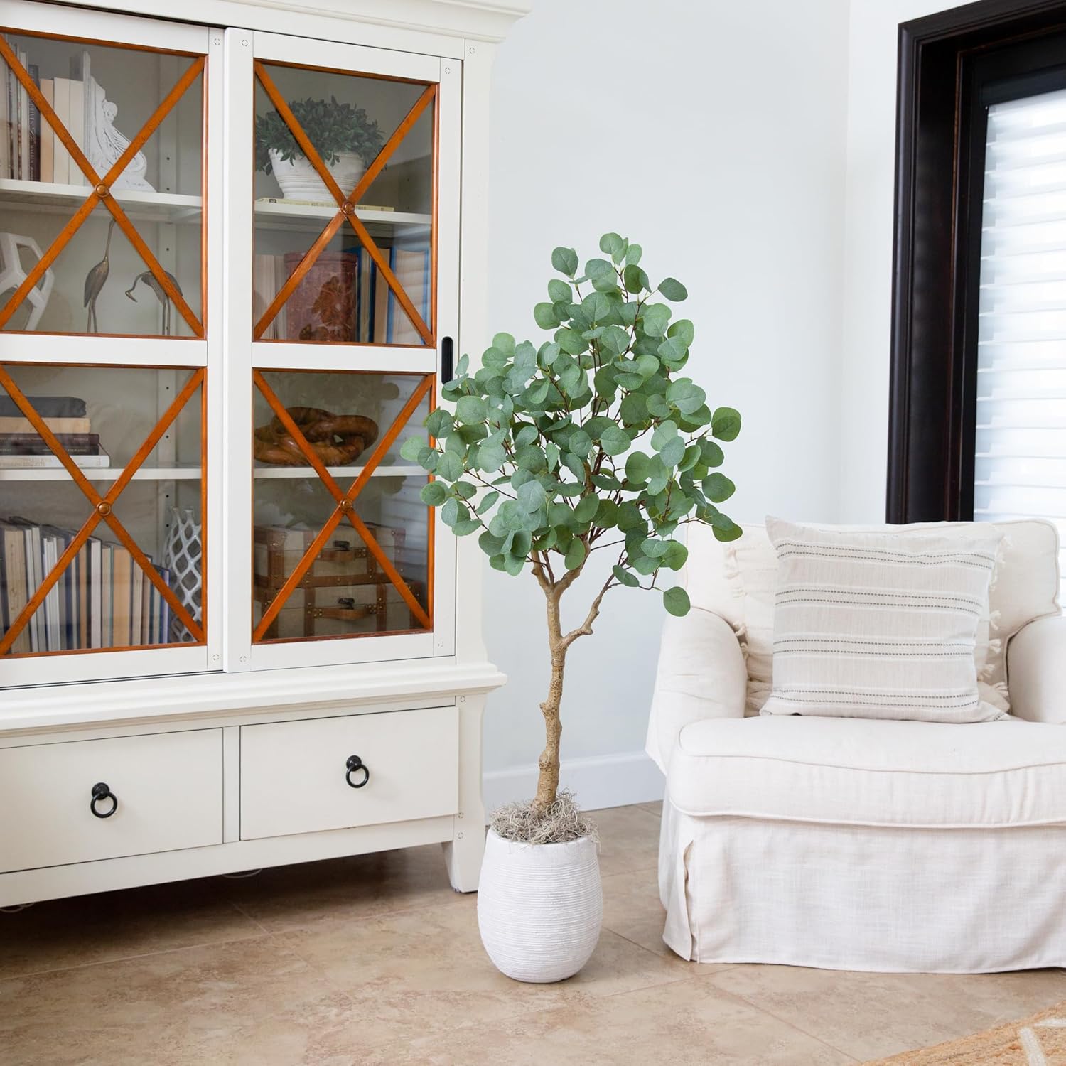 Nearly Natural 4ft. Artificial Eucalyptus Tree