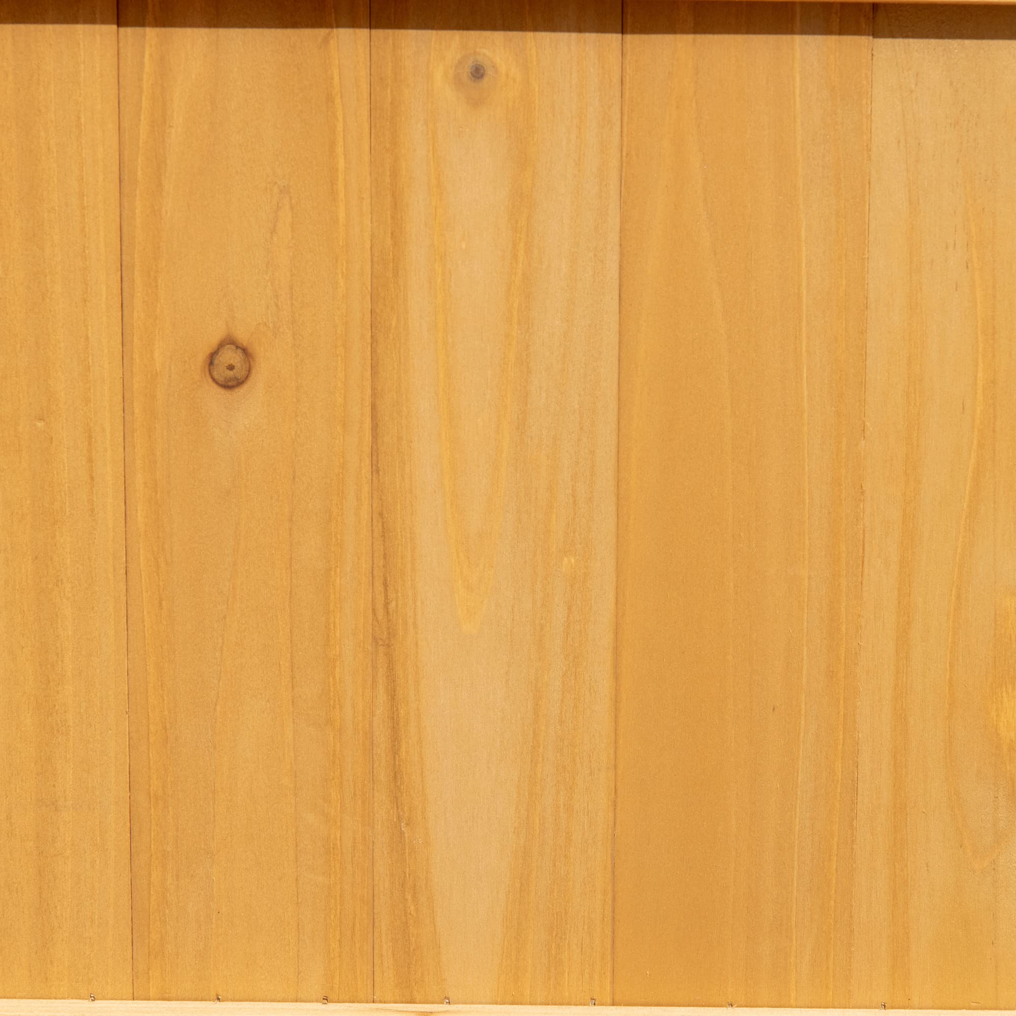 Outsunny Letto per Orto Rialzato da Esterno con Grigliato, Fioriera da Esterno con Fori di Drenaggio in Legno di Abete, per Fiori e Verdure, per Giardino e Balcone, 90x45x180 cm, Giallo