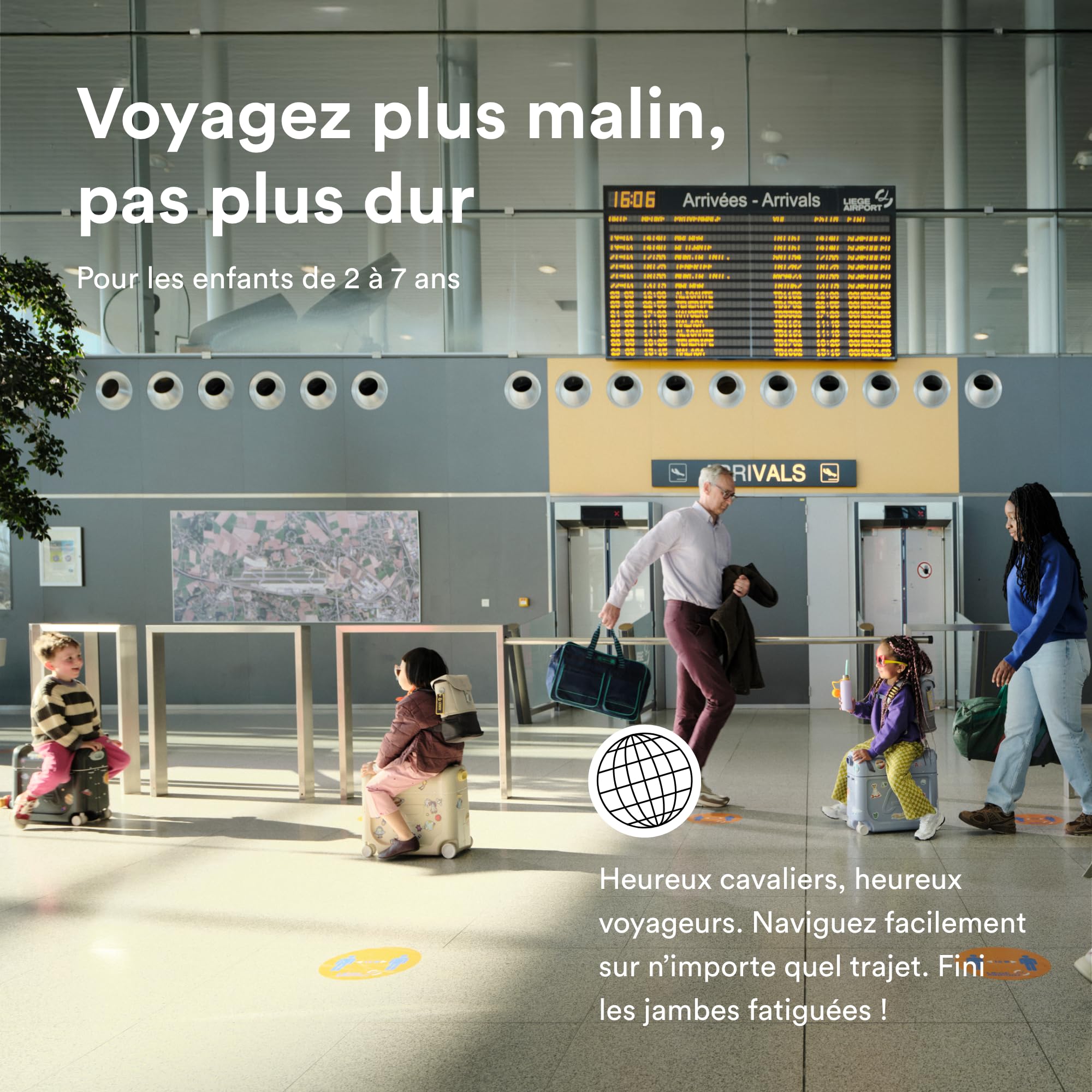 Valise Avion pour Enfant Bed Box 2.0 JetKids Sea Green - Stokke