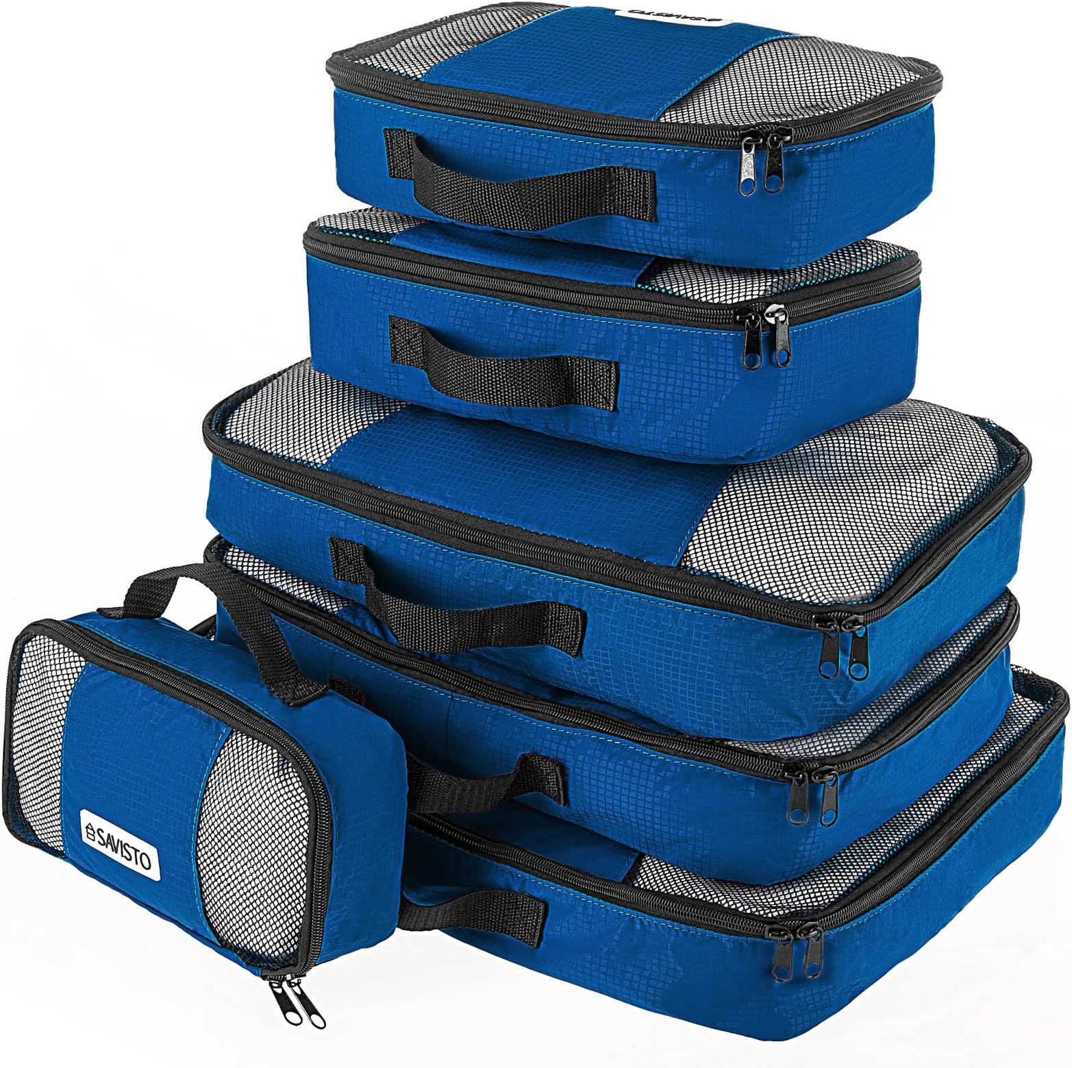Shacke Pak 5 Set Packing Cubes Travel Organizers with Laundry Bag