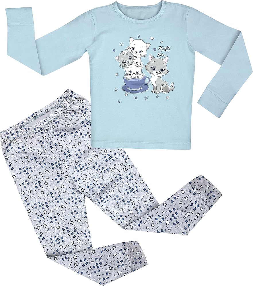 2 Pièces Ensemble Pyjama Top à Manches Longues Et Leggings