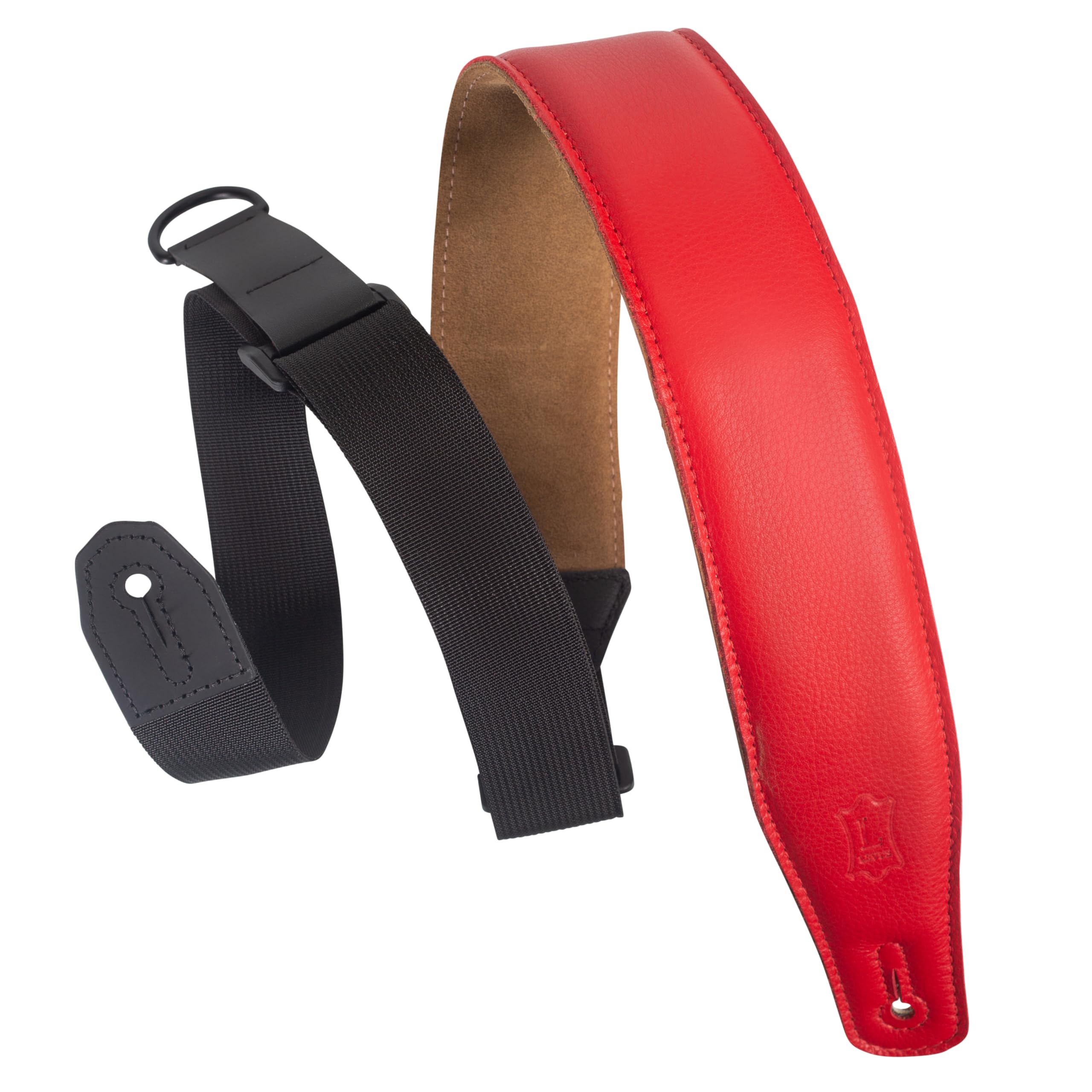 Levy's MRHGS-RED Right Height Garment Leather w Suede Backing Padded 2 1/2" - Red