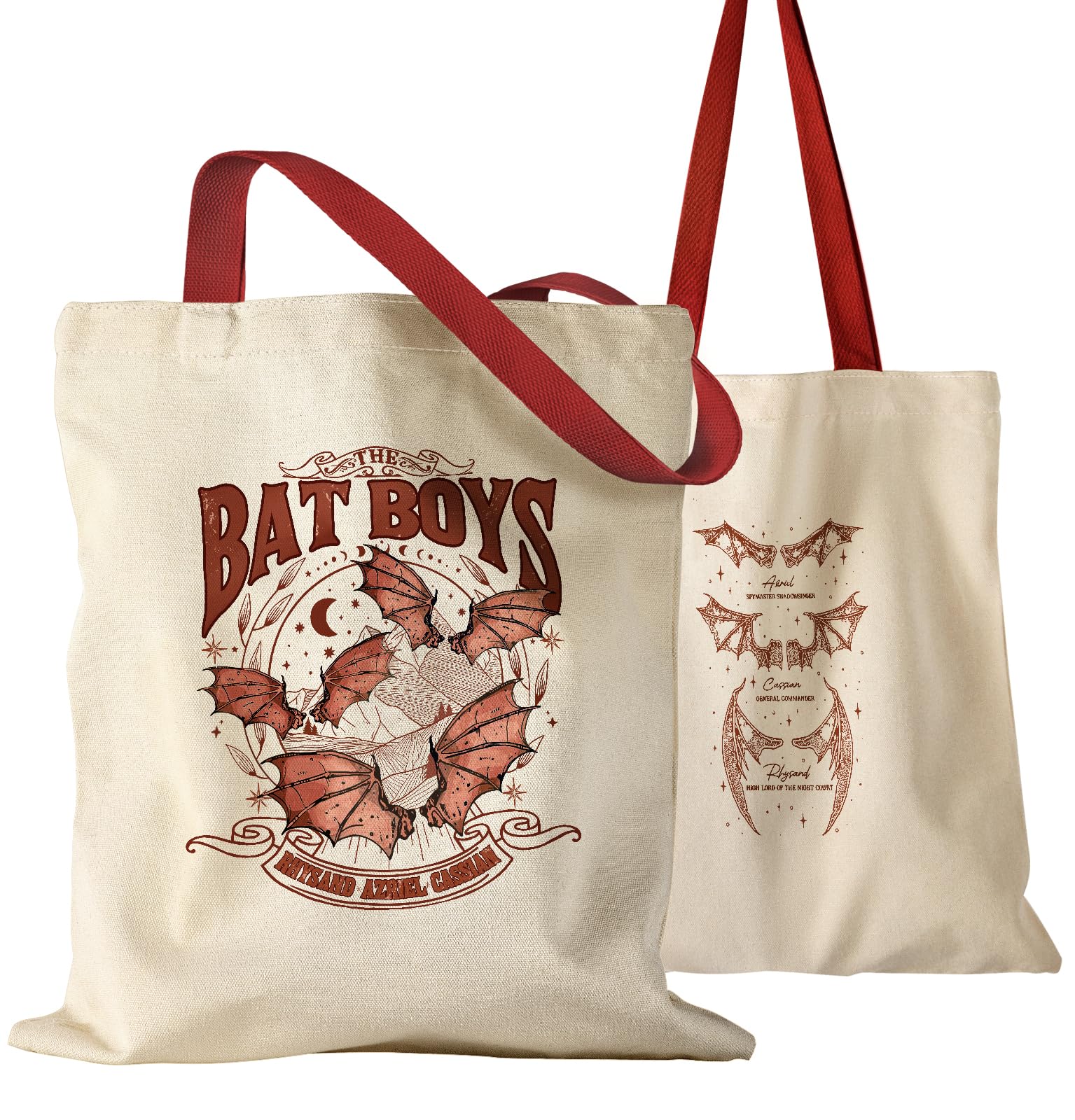 Miss Adola Aesthetic Canvas Tote Bag for Women - Sturdy Cloth Cotton Totes Bag with Pattern Shoulder Bag