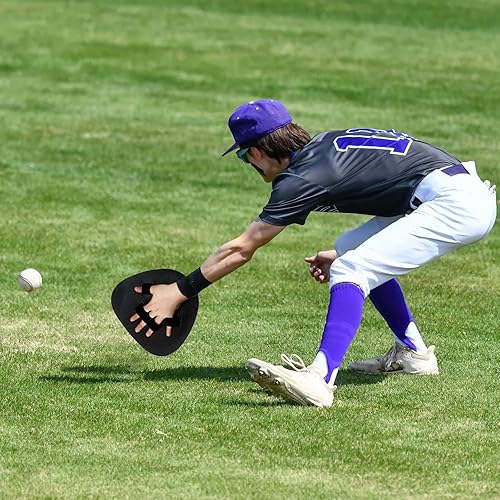 Miniatura 6 de Guantes de entrenamiento de béisbol, guantes de entrenamiento de campo de espuma, guantes de entrenamiento de campo de béisbol para manos rápidas,