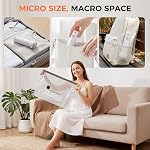 BAGAIL 12 Pack Vacuum Bags for Travel with Rechargeable Pump, Vacuum Storage Bags for Clothes, Compression Packing Bags for Luggage