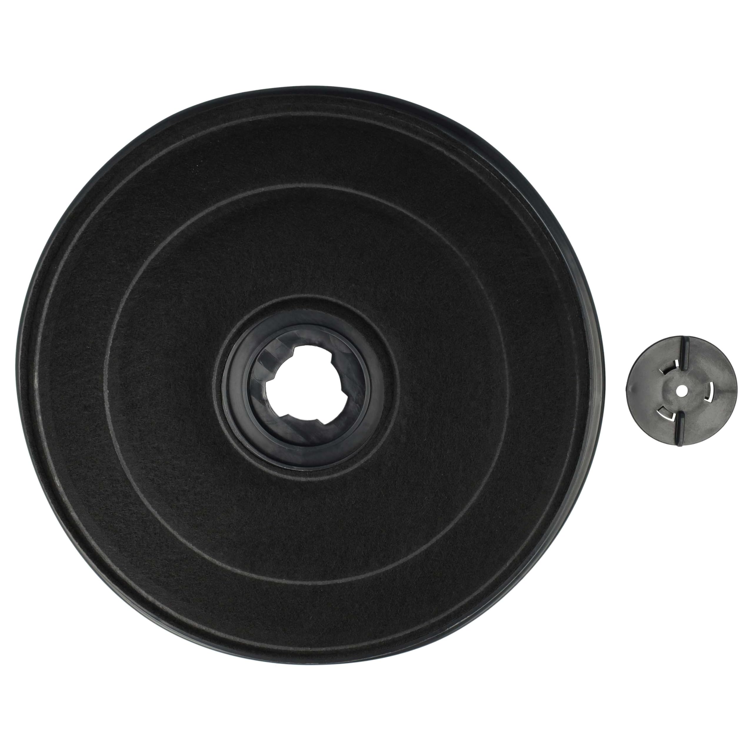vhbw Activated Carbon Filter compatible with Bosch DUL62FA20/02, DUL62FA21/01, DUL62FA21/02, DUL62FA50/01, DUL62FA50/02 Extractor Hood - 23 cm