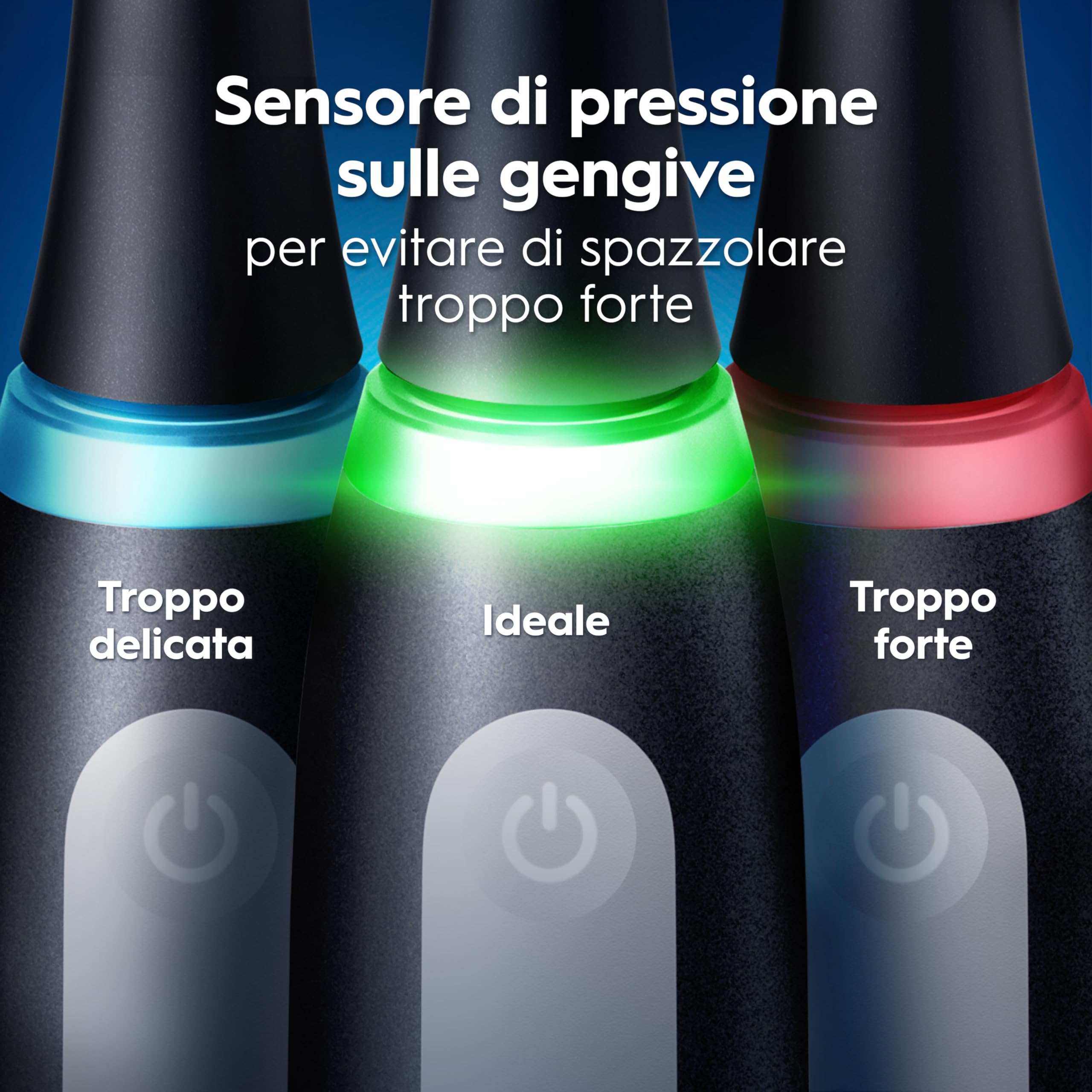 Oral-B Spazzolino Elettrico Ricaricabile iO 3N Nero, 1 Testina Di Ricambio, 1 Spazzolino Elettrico Oral B + 1 Dentifricio Gengive & Smalto Pro-Repair Classico 75ml