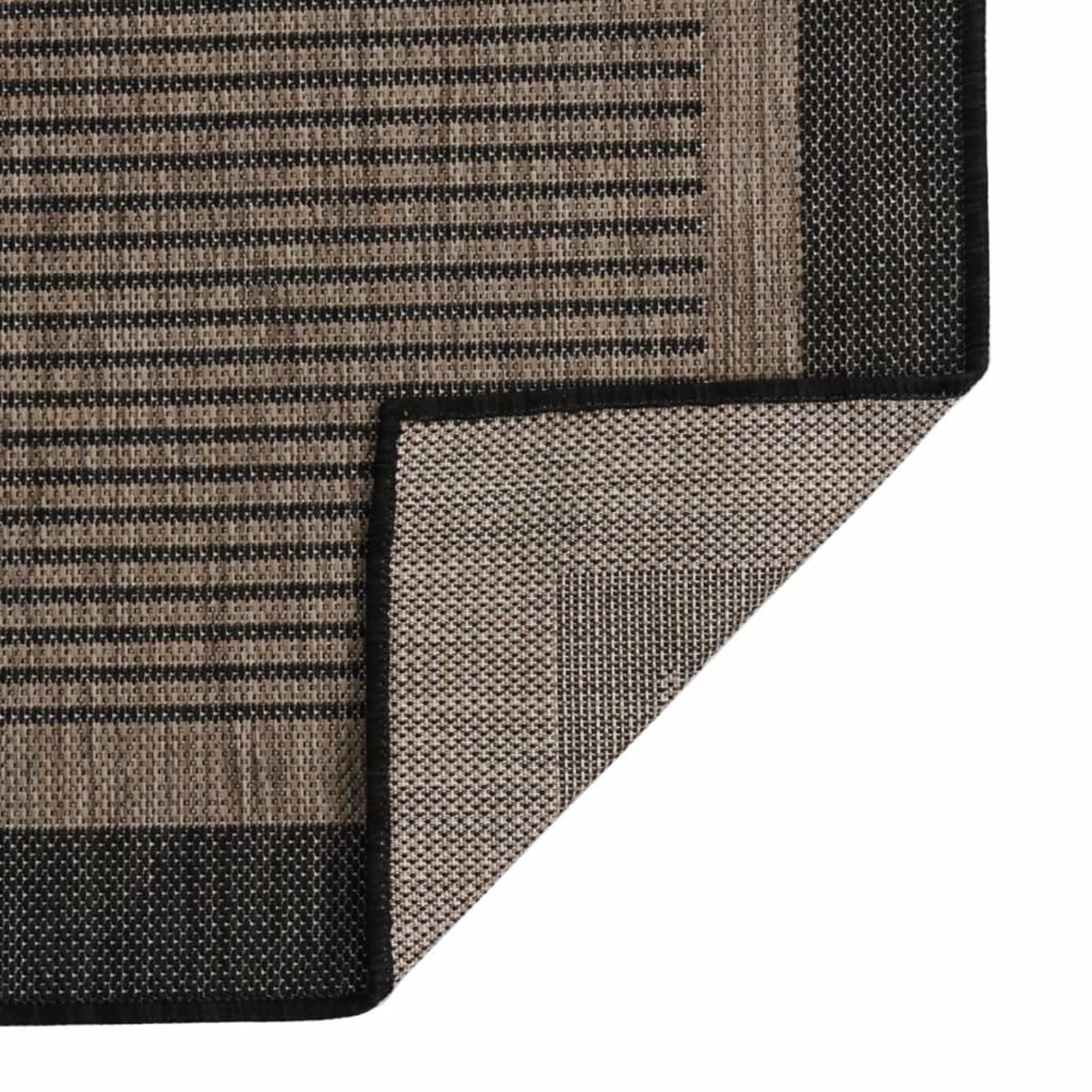 Tidyard Alfombra Exterior Terraza Alformbra de Camping Mantas de Picnic Esterilla de Playa Plegable Alfombra para Camping Picnic Jardin Patio Balcón Piscina marrón Oscuro 120x170 cm