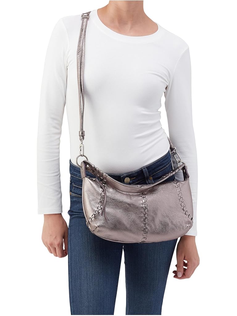 Silver HOBO Opal Mini Shoulder