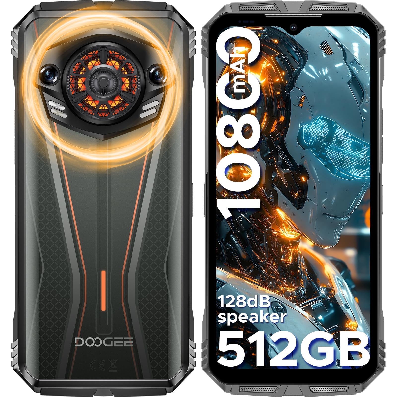 scaffalo smartphone rugged doogeepunk pro 128db 64gb
