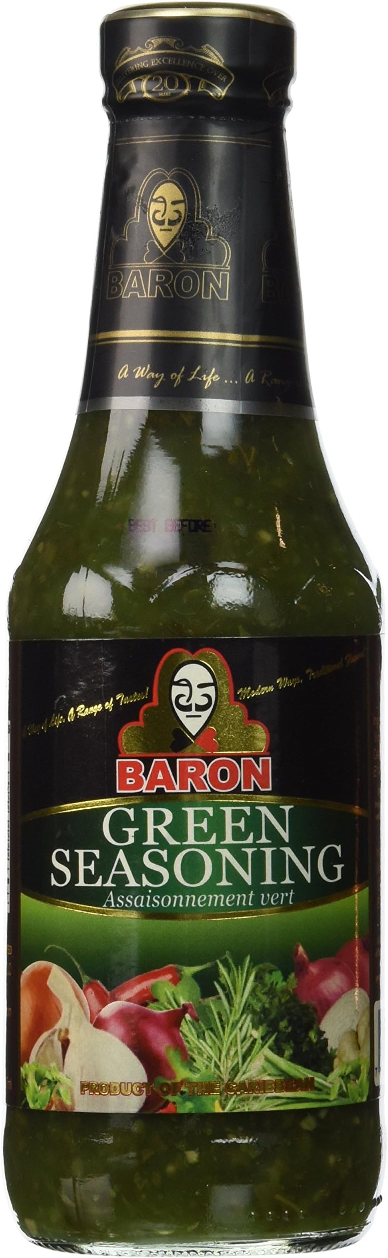 Baron Green Seasoning, 14oz