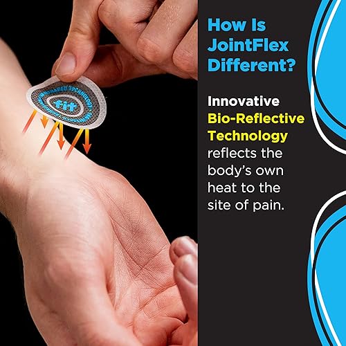 Miniatura 2 de JointFlex FIT Therapy - Paquete de prueba de parches de infrarrojos lejanos, soporta movilidad activa continua para músculos y articulaciones, hasta