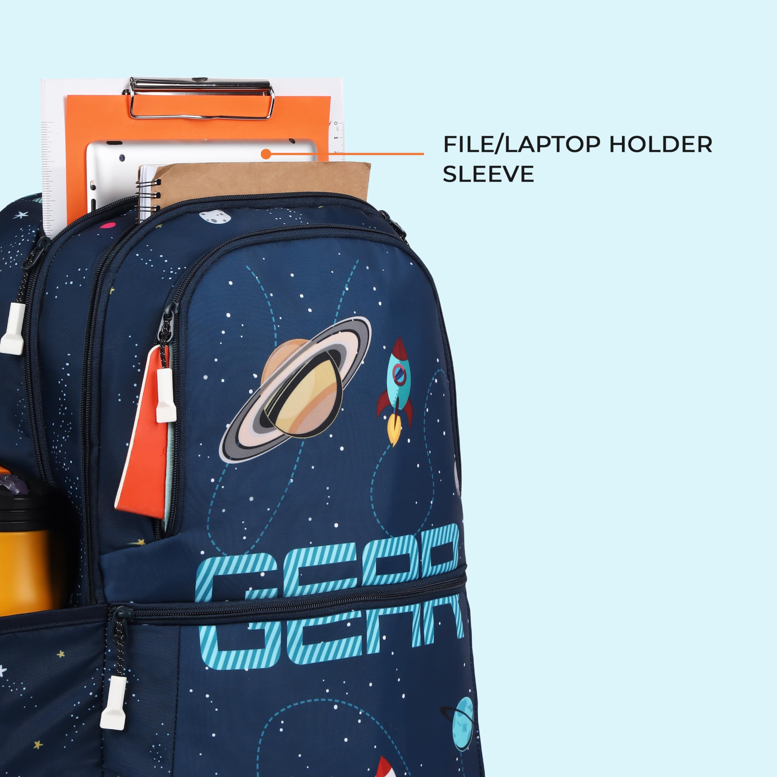Gear Galaxy 34L duża wodoodporna torba szkolna / plecak na co dzień / plecak podróżny / torba dziecięca dla chłopców / dziewcząt