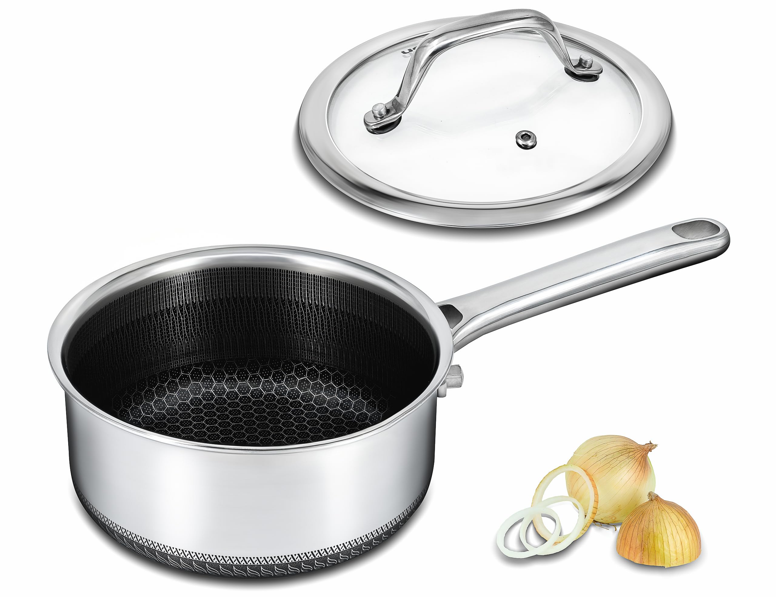 Bakoniion Hybrid Nonstick Saucepan