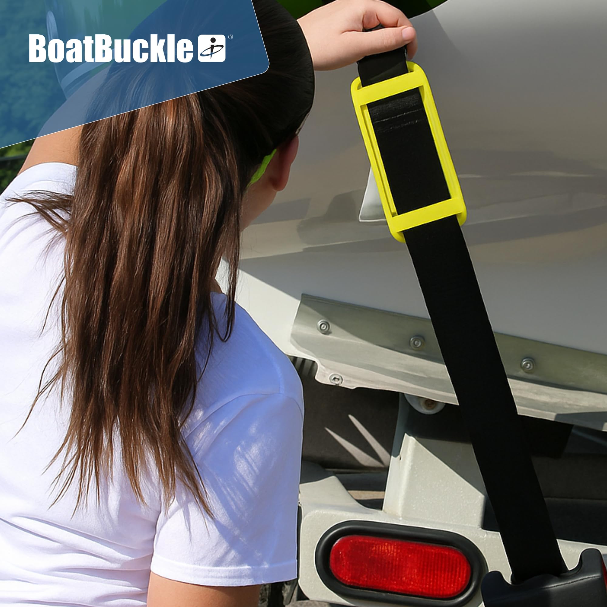 BoatBuckle Cuscinetti per barche, protezioni per cinghie a cricchetto da 5 cm, manicotti protettivi per cinghie di legatura per rimorchi, adatti a cinghie a cricchetto retrattili da 5 cm, confezione