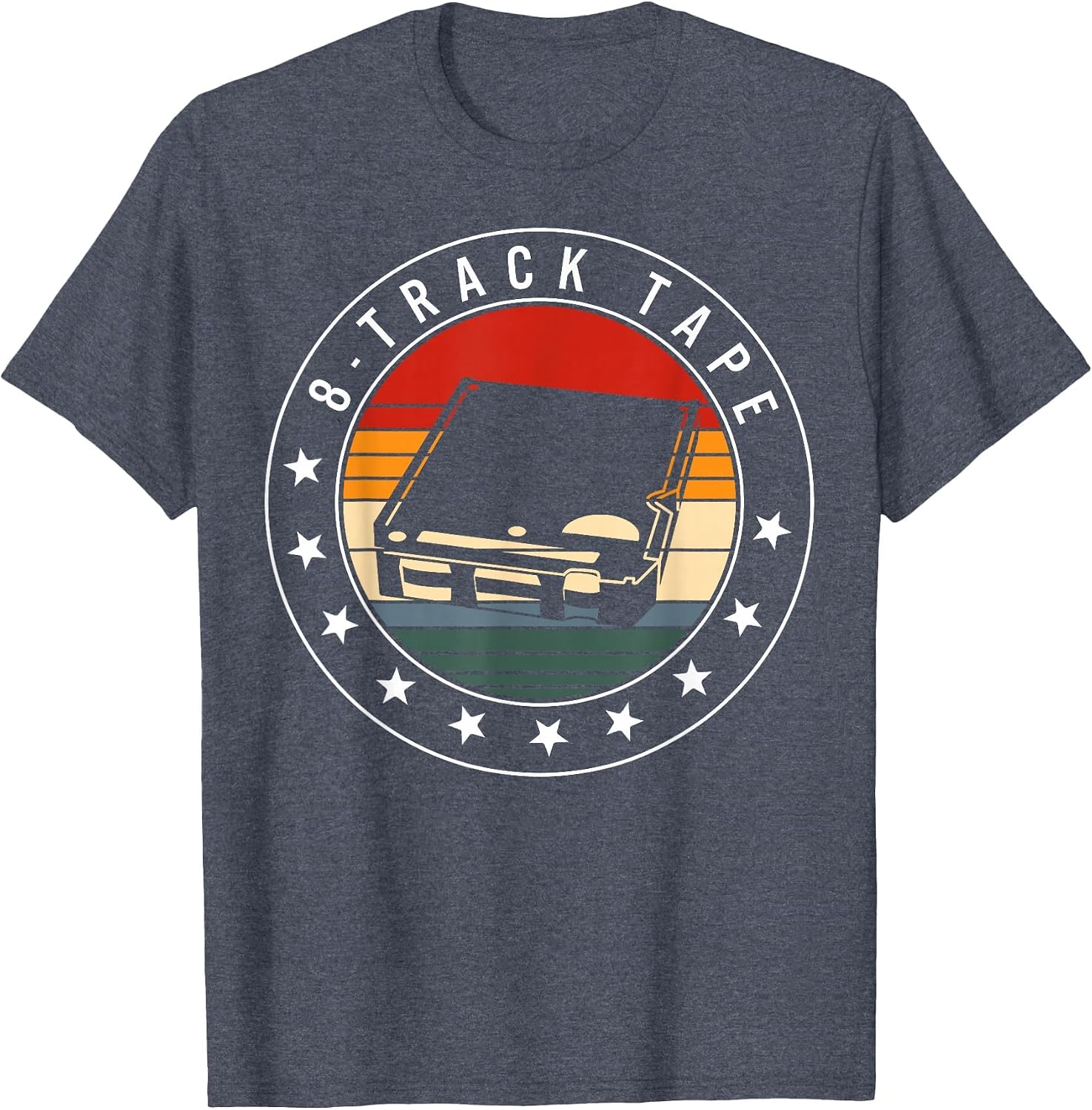 Music 8 Track Tape Music Record Tape Mixtape Collector Retro T-Shirt image 3