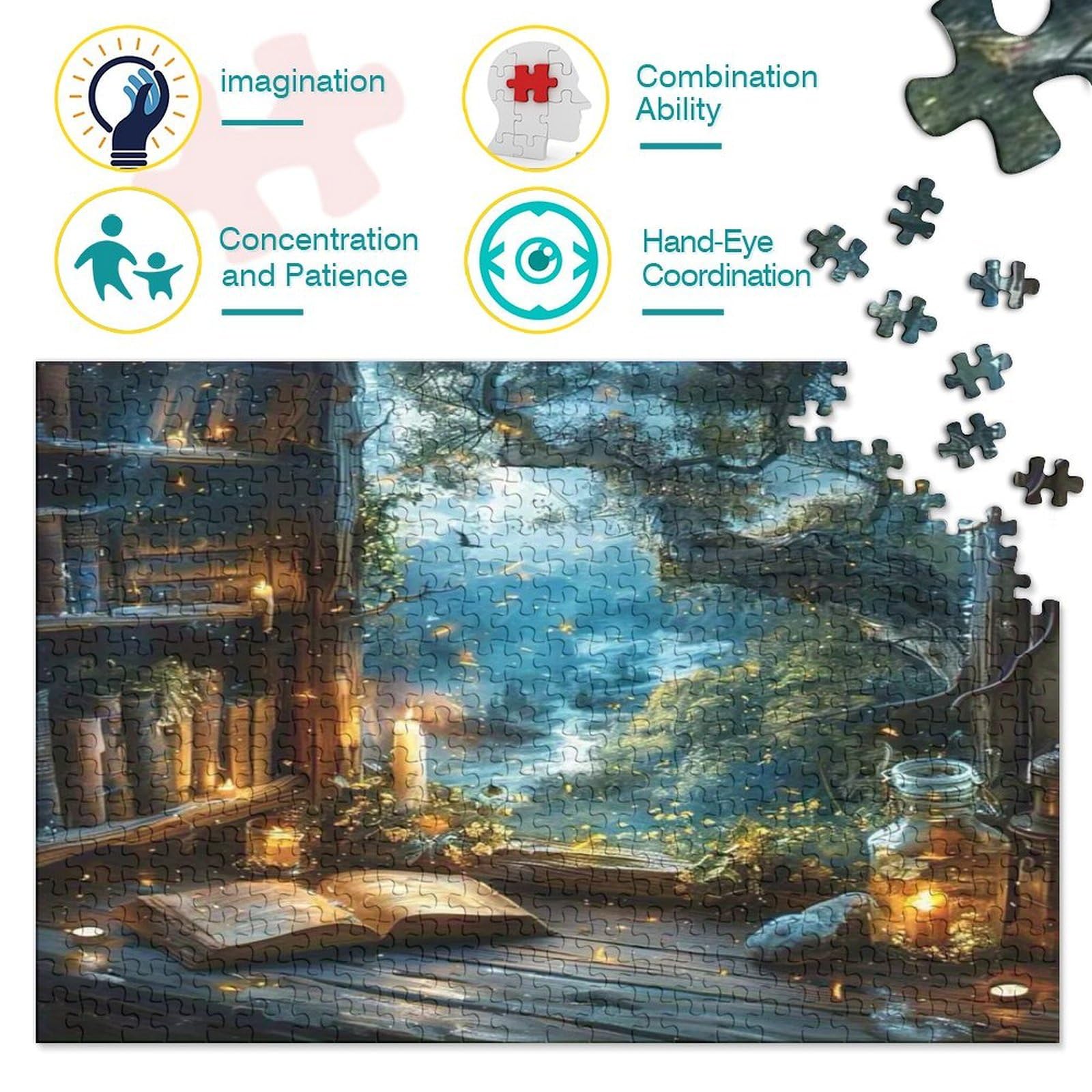 Puzzle EDUCA: Puzzle de 200 piezas Bosque Mágico ( Ref: 18612 ) en