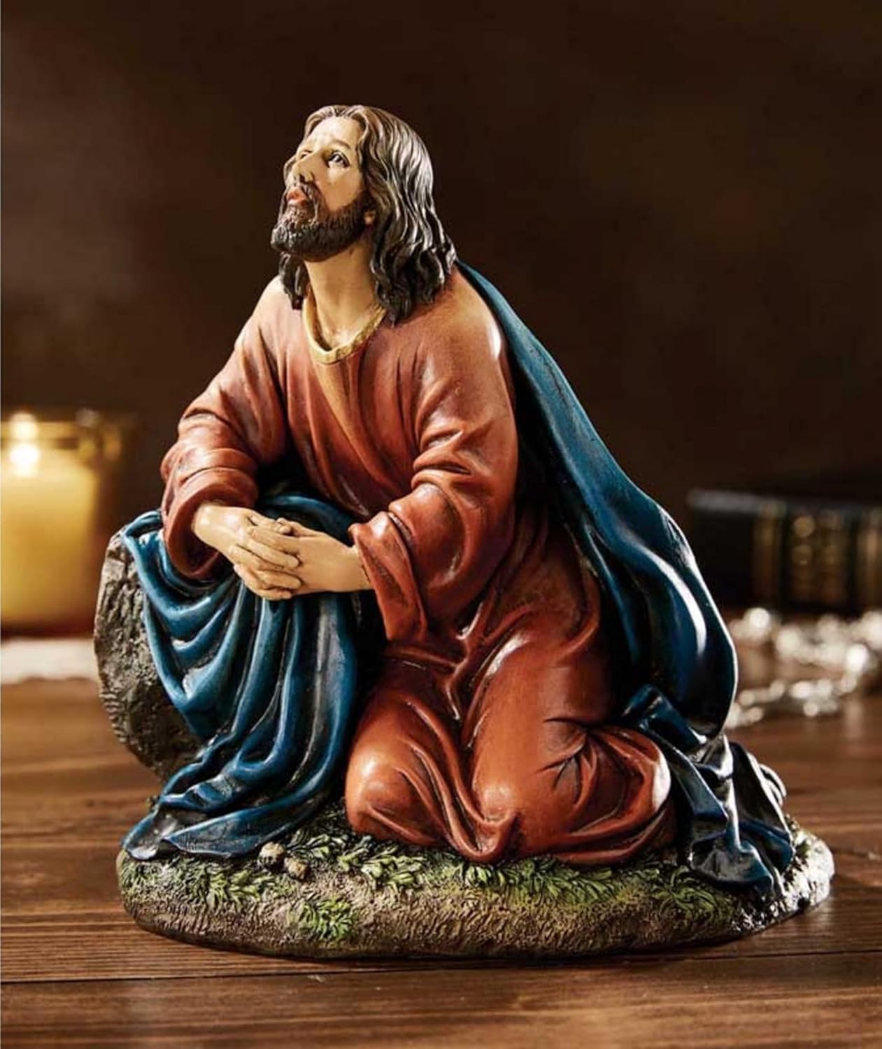 Christian Home Décor Hand-Painted Michael Adams Figurine, 5.5-Inch, Agony in Garden