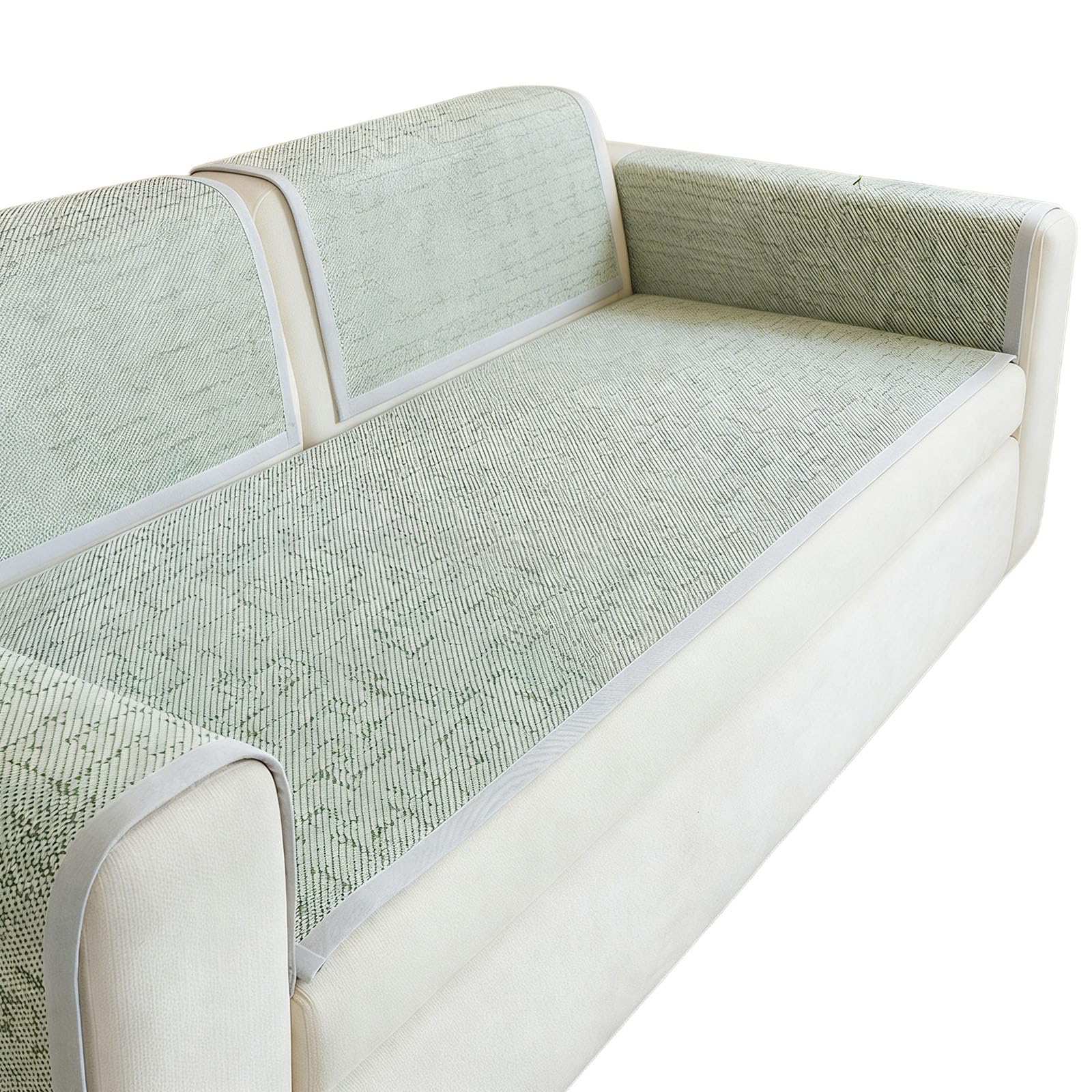 Nucelit Rattan Sofa Seat Cover Stays in Place Whole Day Comfortable for Daily Use Various Size Optional Sofa Pillow