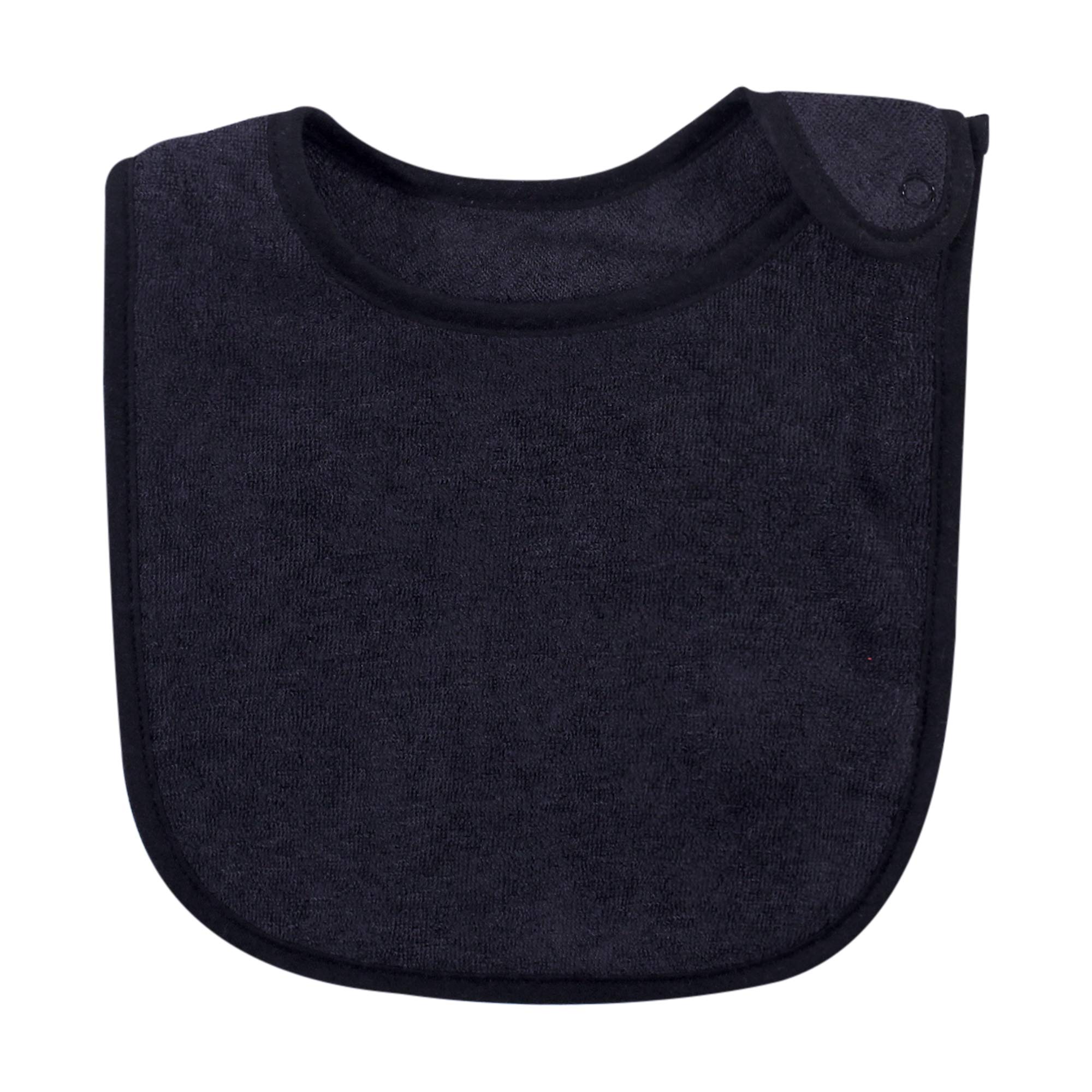 Hudson Baby Unisex sztuczny jedwab z bambusowego śliniaczek frotte, czarny biały, jeden rozmiar bandana